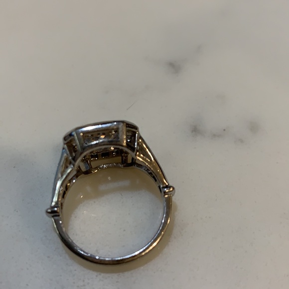 Sterling Silver Cz lots of stones very realistic - Picture 3 of 5